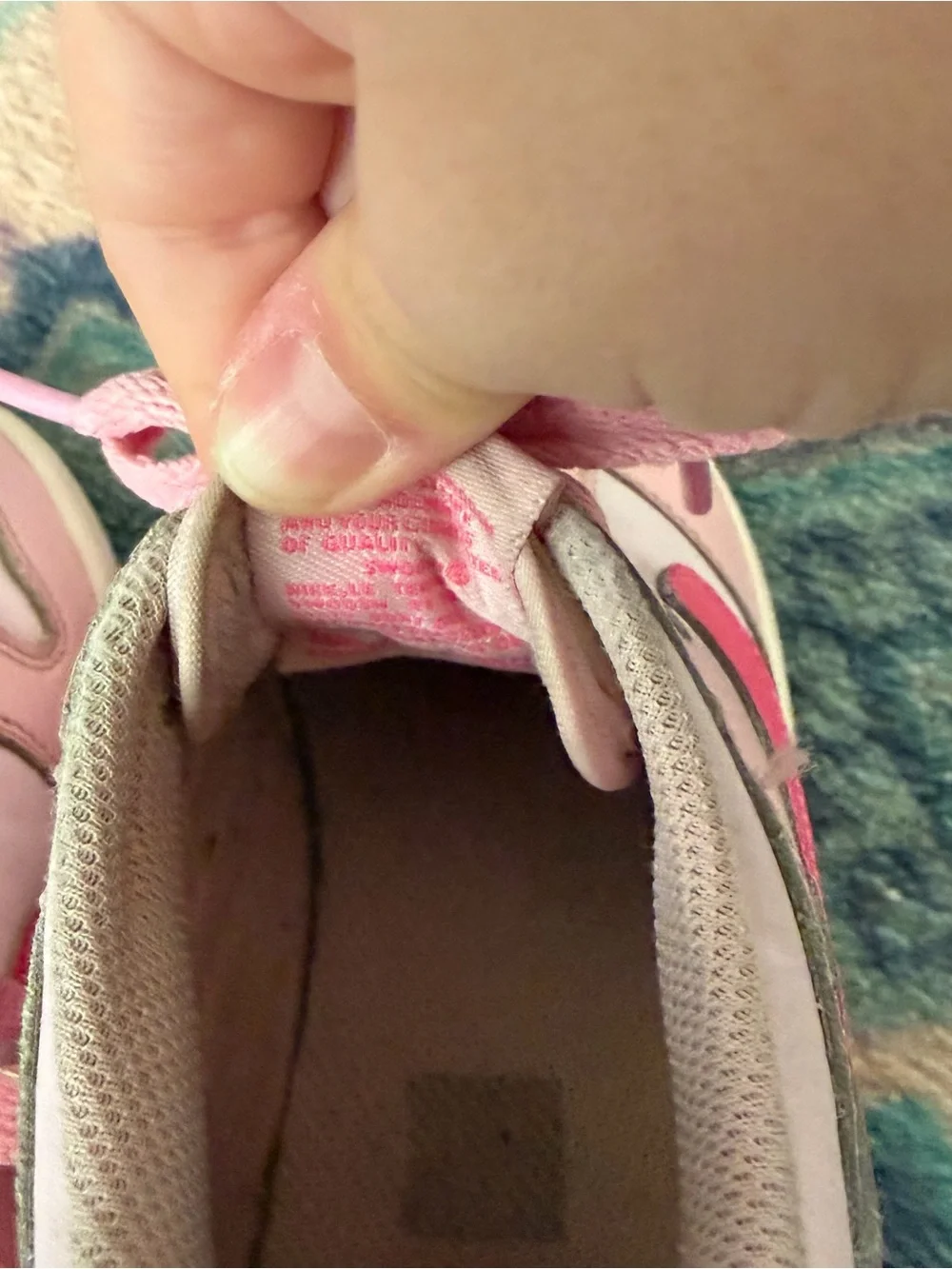 Nike Pink Low-Top Kids' Sneakers with Bright Pink Swoosh